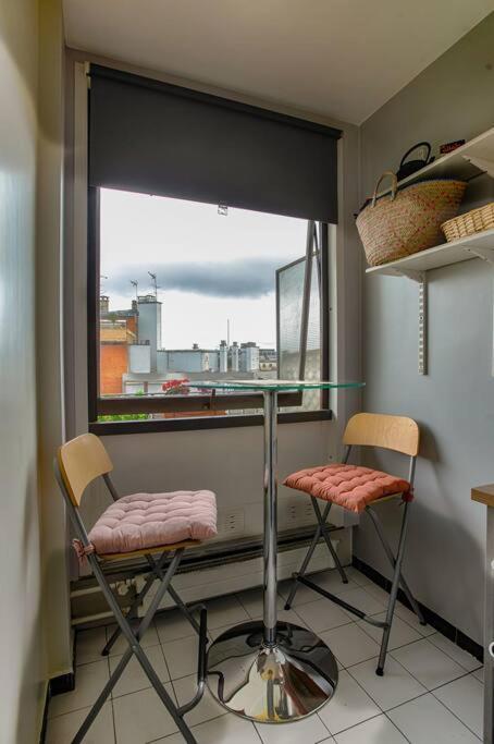 Studio With Balcony París Exterior foto